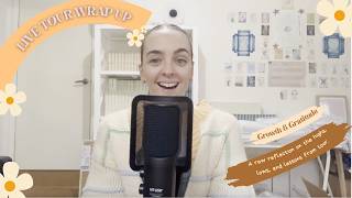 I DID IT! My Live Tour is Complete, and here is the tea ☕