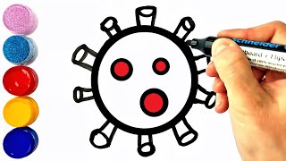 How To Draw Coronavirus | Como Dibujar Un Virus Facil | Dibujo Del Coronavirus How To Draw Coronavirus | Como Dibujar Un Virus Facil | Dibujo Del Coronavirus