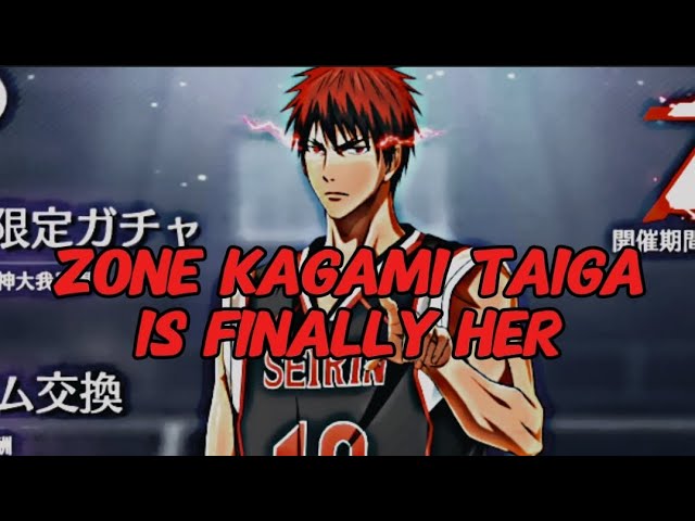 ALL OF ZONE KAGAMI TAIGA ABILITIES | Kuroko's Basketball Street Rivals | Free Anime Basketball Game