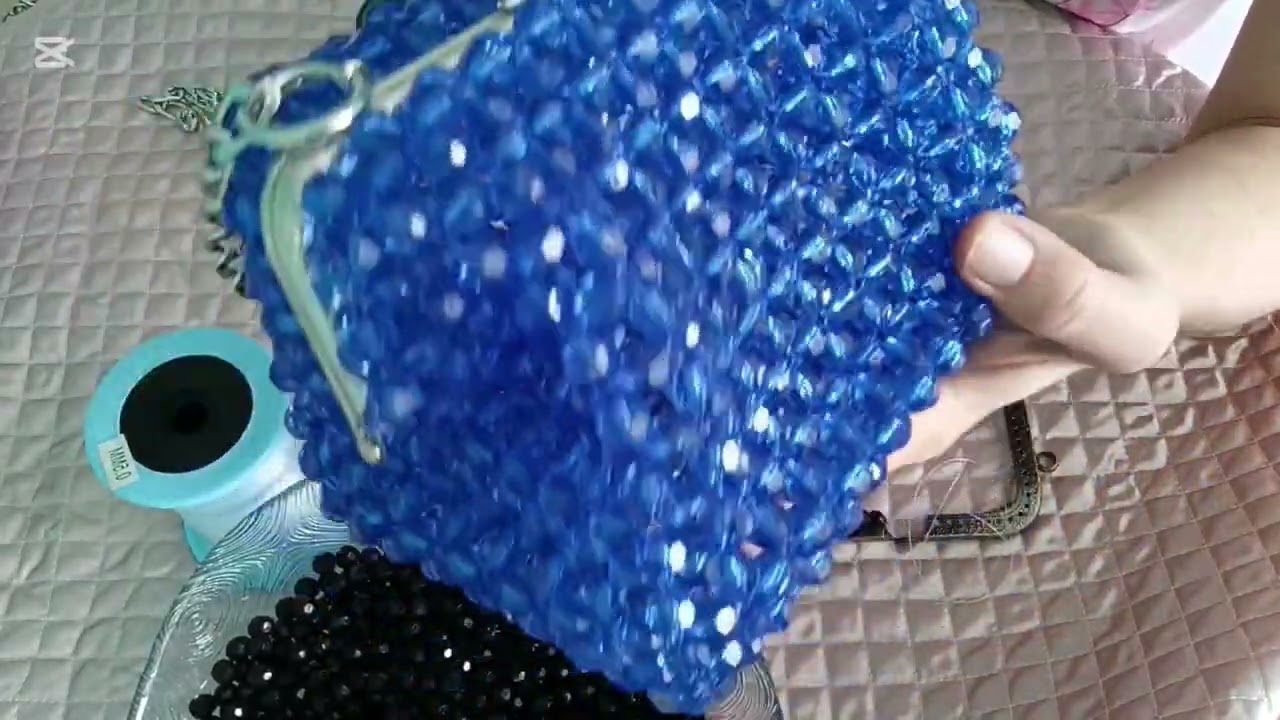 10mm boncuk kullanarak, klipsli çanta yapımı aşama aşama detaylı anlatımı... 1.kısım