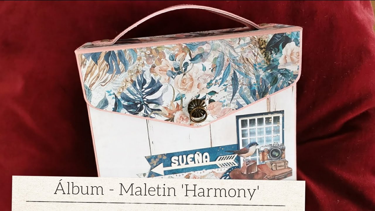 ALBUM   MALETIN 'HARMONY' con CREARTE MANUALIDADES - INSPIRACION | LLUNA NOVA SCRAP