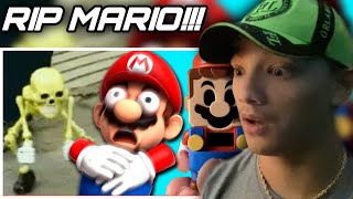 SMG4 - Mario Reacts to Spooky Memes but Dies half way through (Reaction)