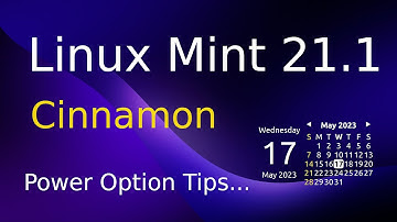 Linux Mint 21.1 - Cinnamon - Multi Power Option tips.