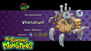 How to get Vhenshun on Ethereal Workshop (My Singing Monsters 4.1.3) MSM