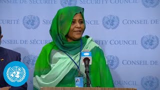 Sudan on the Grand Ethiopian Renaissance Dam (GERD)- Security Council Media Stakeout (8 July 2021)