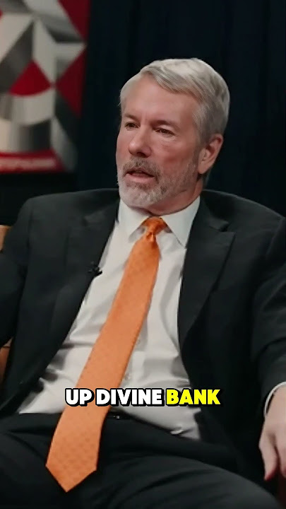 Michael Saylor on Bitcoin: The Cyber Bank of the Smartest Minds #fyp #bitcoin #crypto #btc #trading