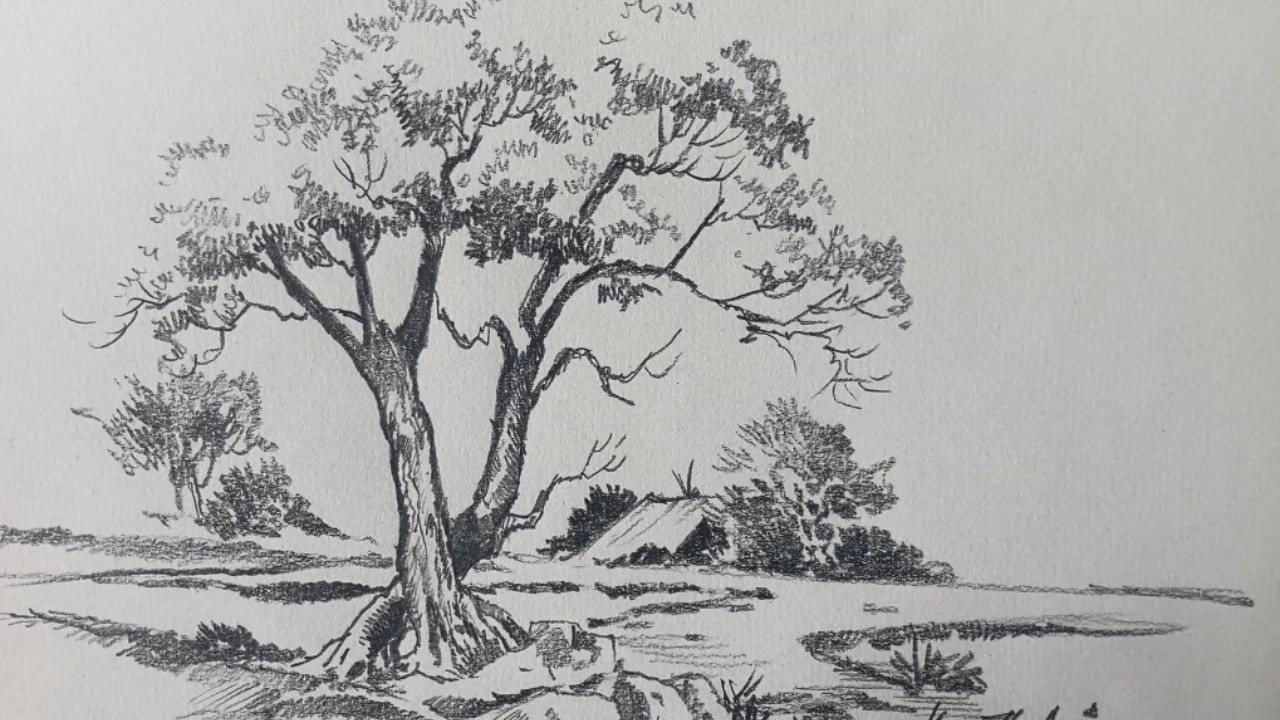 Luxury Nature Sketch Masterpiece