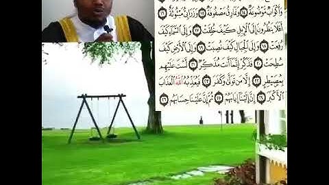 TAFSIIRKA(8…26)♥️سورة الغاشية♥️