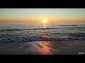 Natureza | Por do Sol na praia com som das ondas do mar para relaxar e dormir | Canal Acalma
