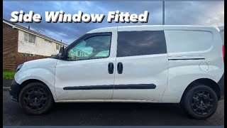 Van Side Window Fitted