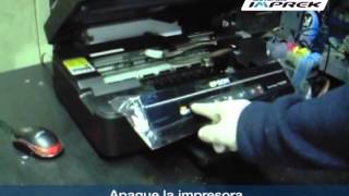 Calce y Reseteo de sistema continuo en impresora Epson TX235 by Sistemas Imprek 73,724 views 11 years ago 2 minutes, 35 seconds