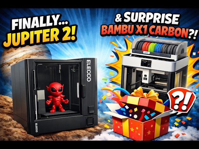 Finally Jupiter 2 and Suprise Bambu X2D - YouTube