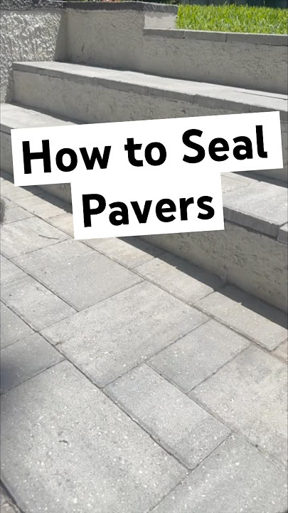 How to Seal Paver Stones | Seal Pavers with Pump Sprayer | #diy #pavers #sealer #home