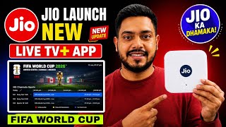 Jio launch Live Tv+ app in STB | FIFA world cup problem in Jio settop box live tv+ app not opening  screenshot 2