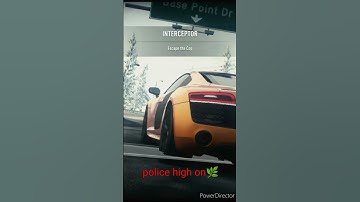 NFS funny event | Police High on 🌿 #shorts