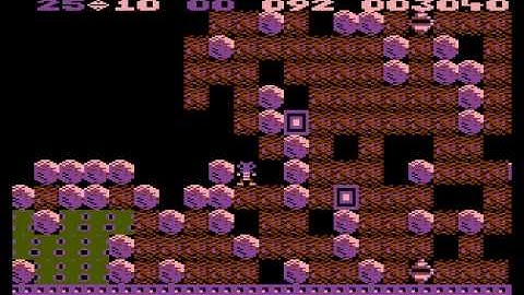 BoulderDash on Atari 800 E5-H5