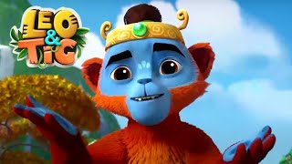 Leo and Tig  🦁  The Monkeys' Treasure - Episode 51  🐯  Funny Family Animated Cartoon for Kids