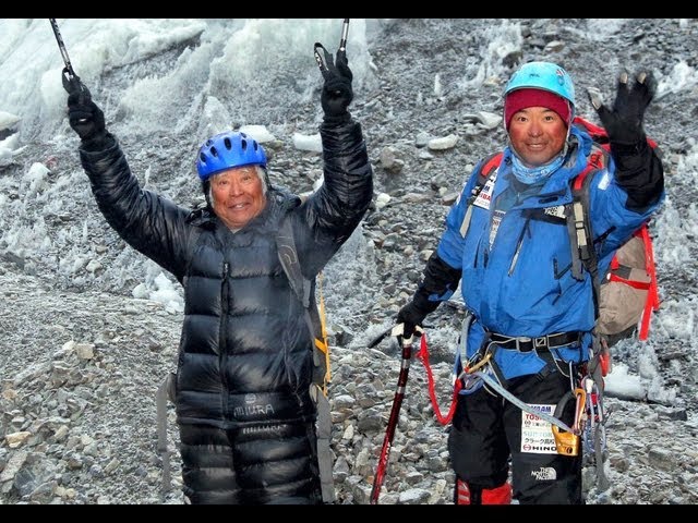 三浦雄一郎 80歳エベレストへの挑戦 アタック直前インタビュー - YouTube