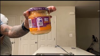 Taco Bell Mild Salsa Con Queso Cheese Dip Taste Test Review