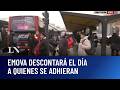 Aumento del transporte y paro en la Línea C: paradas de colectivos desbordadas