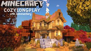 Building a Cozy Cottagecore House  Minecraft Relaxing Longplay (With Commentary)