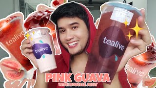 [BARU] TEALIVE PINK GUAVA WITH ROSELLE JELLY | Tealive Pink Guava Tea & Pink Guava Milkshake