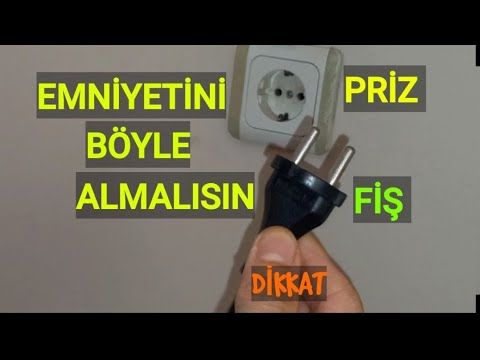 FİŞ ve PRİZ Ev Aletleri Kullanırken Dikkat Tedbirini Al