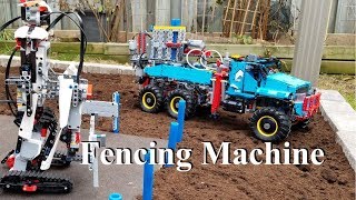 Fencing Machine - Lego Technic 42070 6x6 All Terrain Tow Truck