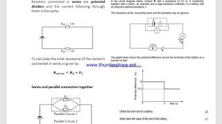 grade 11 electric circuits 2