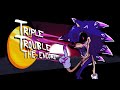FNF Vs Sonic EXE W Lyrics New Triple Trouble The Encore Awe Mixed Gameplay Hard Fc 