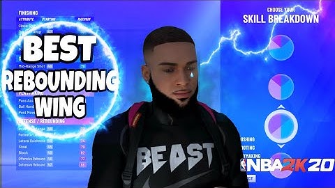 THE BEST REBOUNDING WING BUILD ON NBA 2K20! MOST UNDERRATED BUILD ON DEFENSE & OFFENSE!
