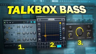 How To Make A Talkbox Midbass For Progressive House With FL Studio Stock Plugins