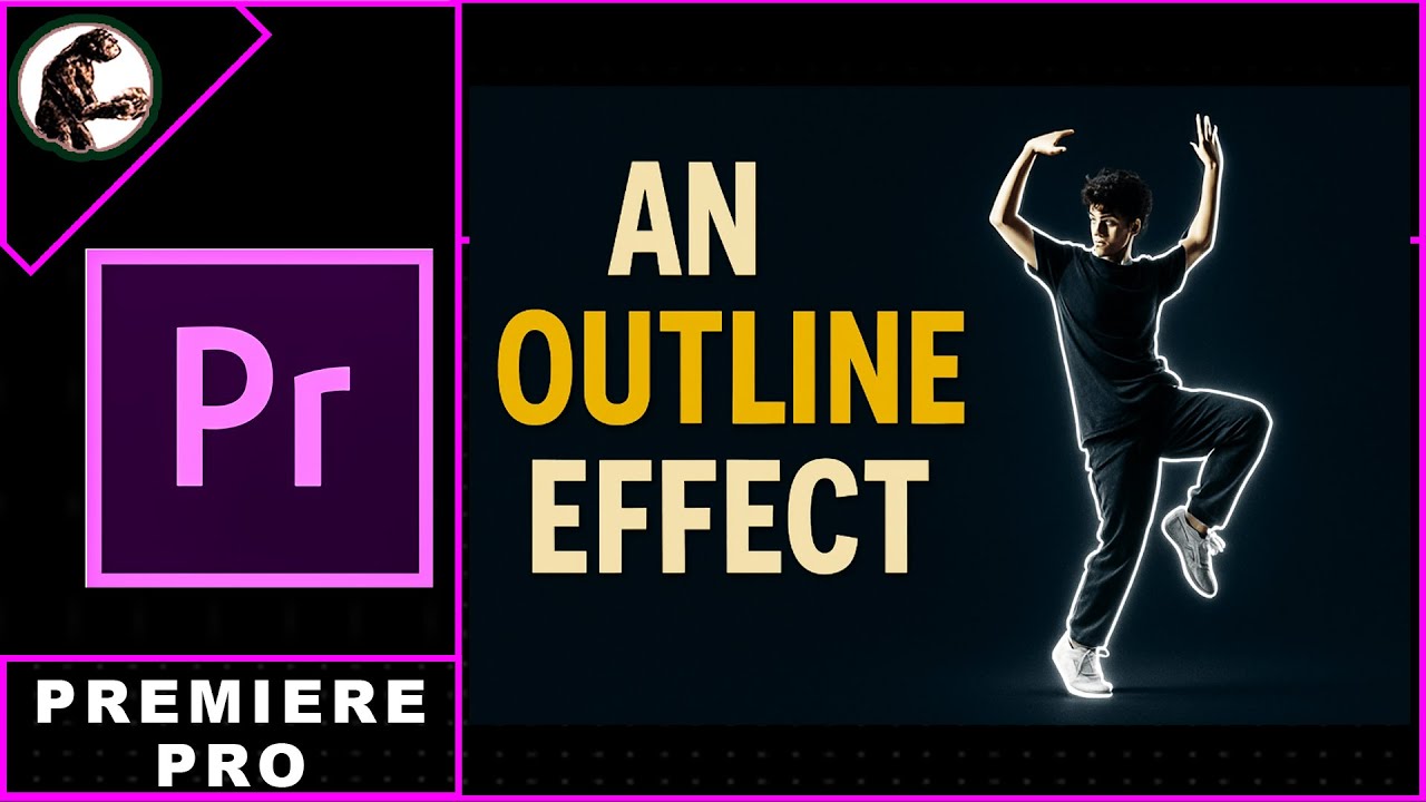 How to Make An Outline Effect in Premiere Pro - YouTube