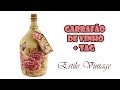 Garrafão de Vinho Estilo Vintage e TAG