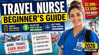 How to Become a Travel Nurse in the USA Beginner s Guide Salary Per Week After Tax Best Agencies