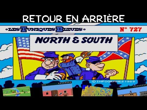 Jeu Vidéo RARE 'North And South / Les Tuniques Bleues' - AMSTRAD CPC 6128 - Version Française, Bon état