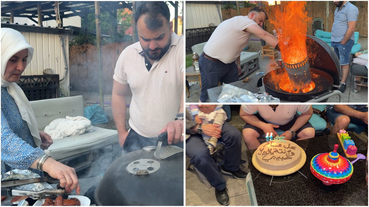 مفاجأة عيد ميلاد يوسف | اطيب طريقه لعمل الكفته التركيه