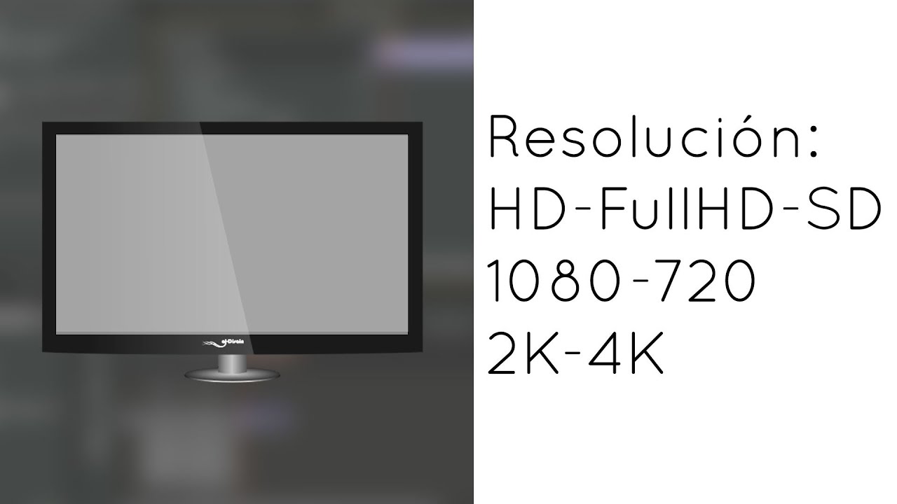 Las resoluciones 1080, 720, SD, 4K: Explicación de formatos de video ...