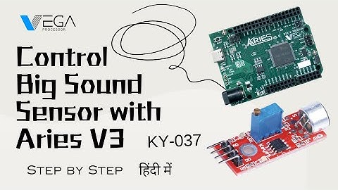 Control Big Sound Sensor with Aries V3 | #soundsensor #ky037 #aries #ariestutorial