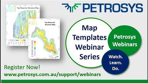 The Map Templates Webinar Series