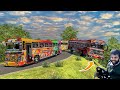 පොඩ්ඩක් මිස් උනොත් බස් එක ප්‍රපාතයට | Ets2 multiplayer convoy