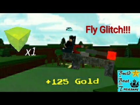 NEW!!! Fl   y Glitch In Build a Boat for Treasure | Roblox 