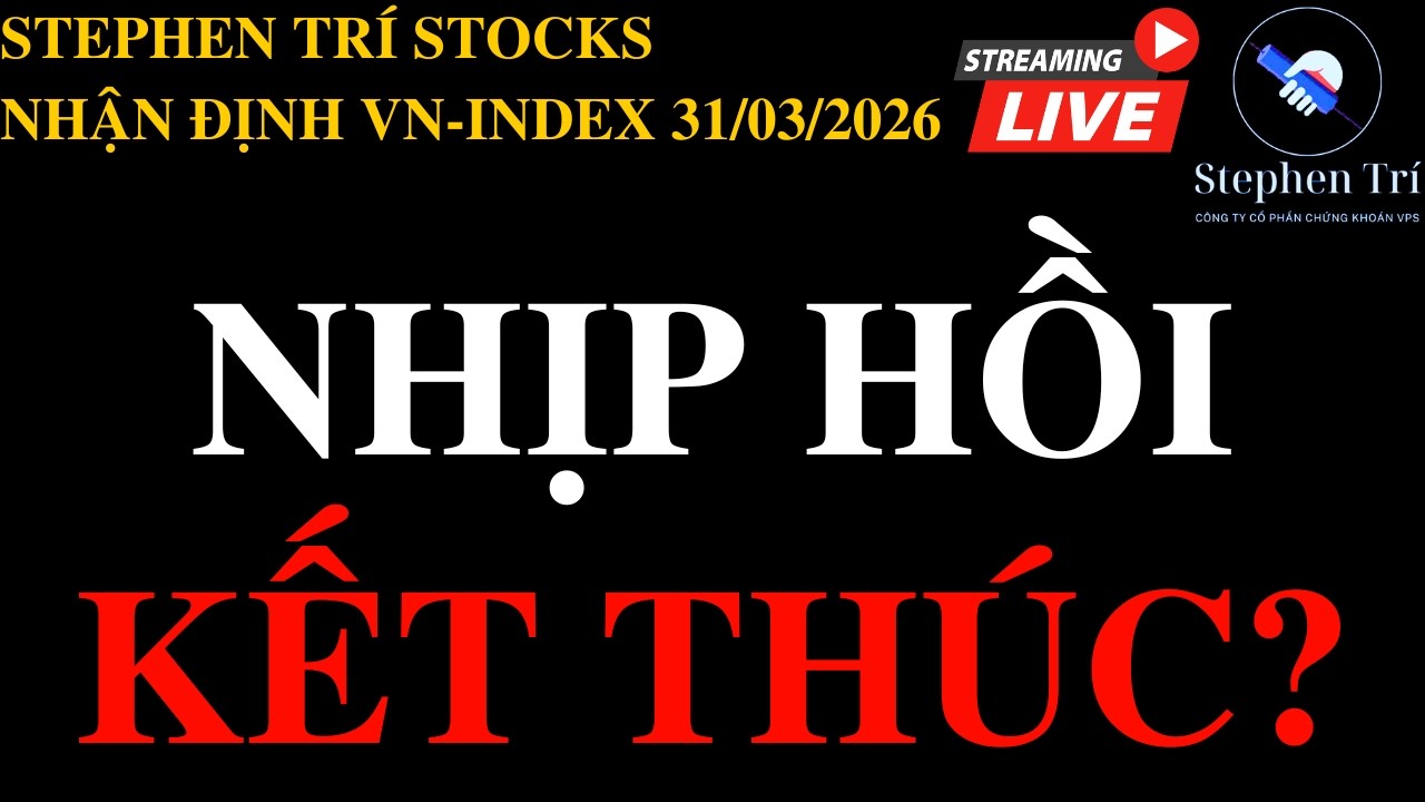 🔴VN-INDEX 31/03/2026: Kéo STB bẫy bò - Thị trường kết thúc nhịp hồi