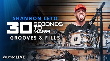 Thirty Seconds To Mars Grooves & Fills | Shannon Leto