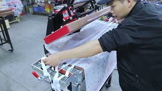 25*100cm lanyard printing sublimation transfer lanyard heat press machine