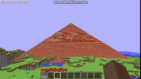 Minecraft Infdev Brick Pyramid