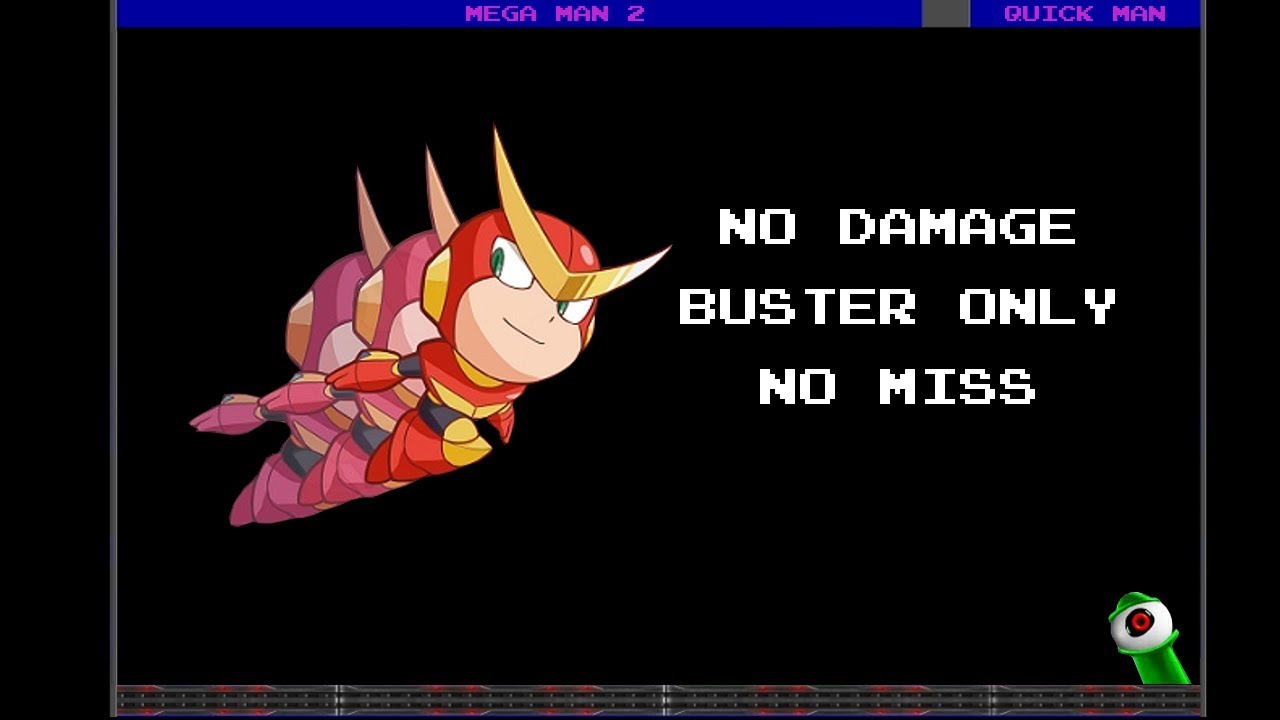 Mega Man 2 - Quick Man (Buster Only, No Miss, No Damage)