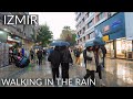 🇹🇷 İzmir on a Rainy Day: A Different Kind of Beauty - 4K Walk🚶‍♂️