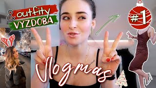 VLOGMAS #1 - Ochutnávám adventní kalendáře, připravuju se na "večírek", zdobím si svůj byt