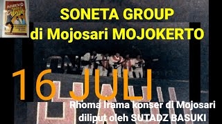 16 Juli Rhoma Irama konser di Mojosari Mojokerto